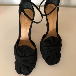 Schultz Black Velvet Pumps